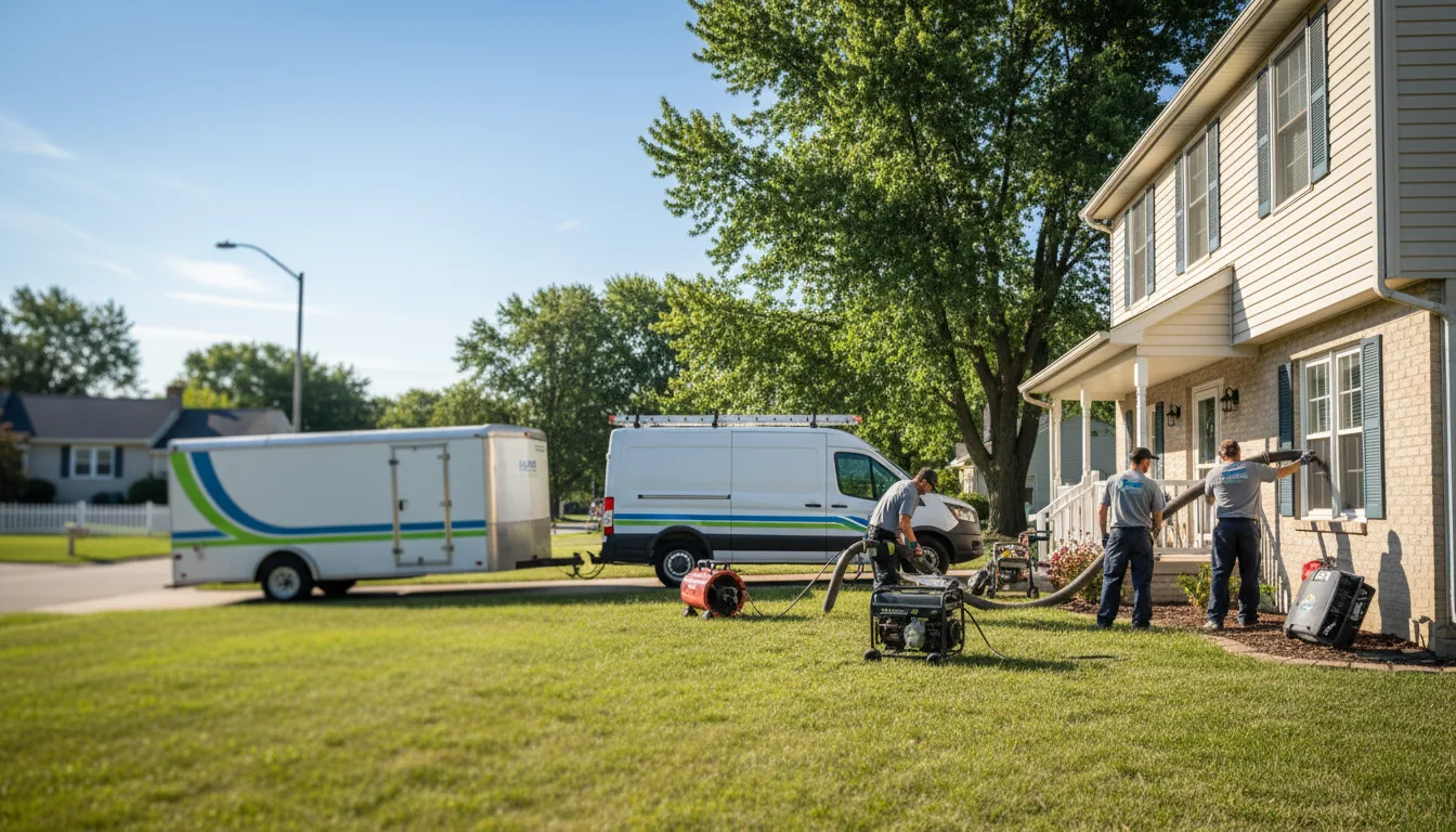 Flooded Basement Restoration And Cleanup With Repair in Wallace, NE near me